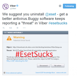 Twitter okršaj: Viber savetovao korisnicima da deinstaliraju NOD32, evo kako su odgovorili iz ESET-a
